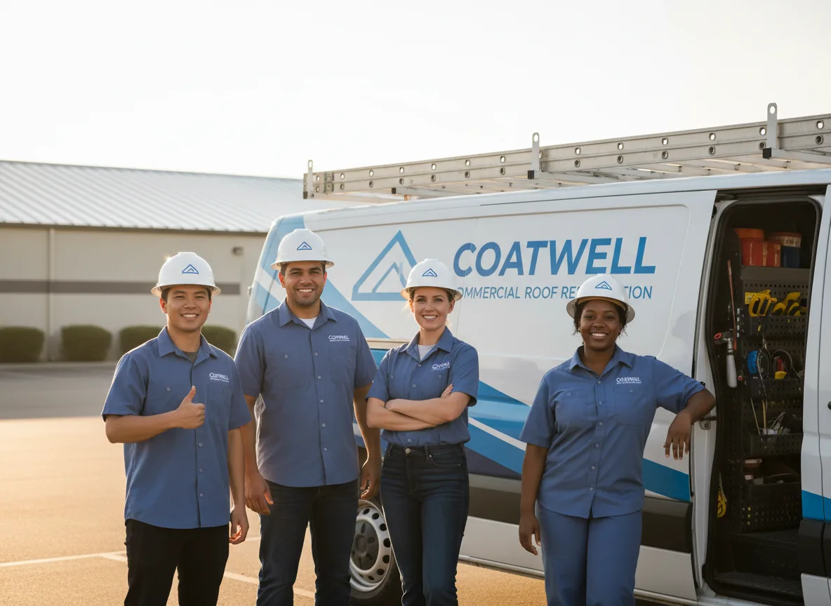 Commercial roof coating company in Fine, NY